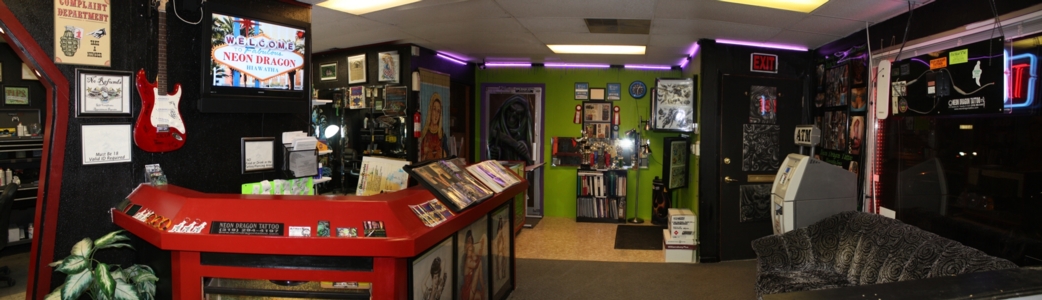 Neon Dragon Tattoo in Hiawatha and Cedar Rapids Iowa 
