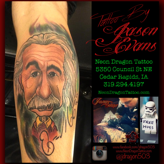 Tattoo done by Jason Evans at Neon Dragon Tattoo in Cedar Rapids Iowa body art